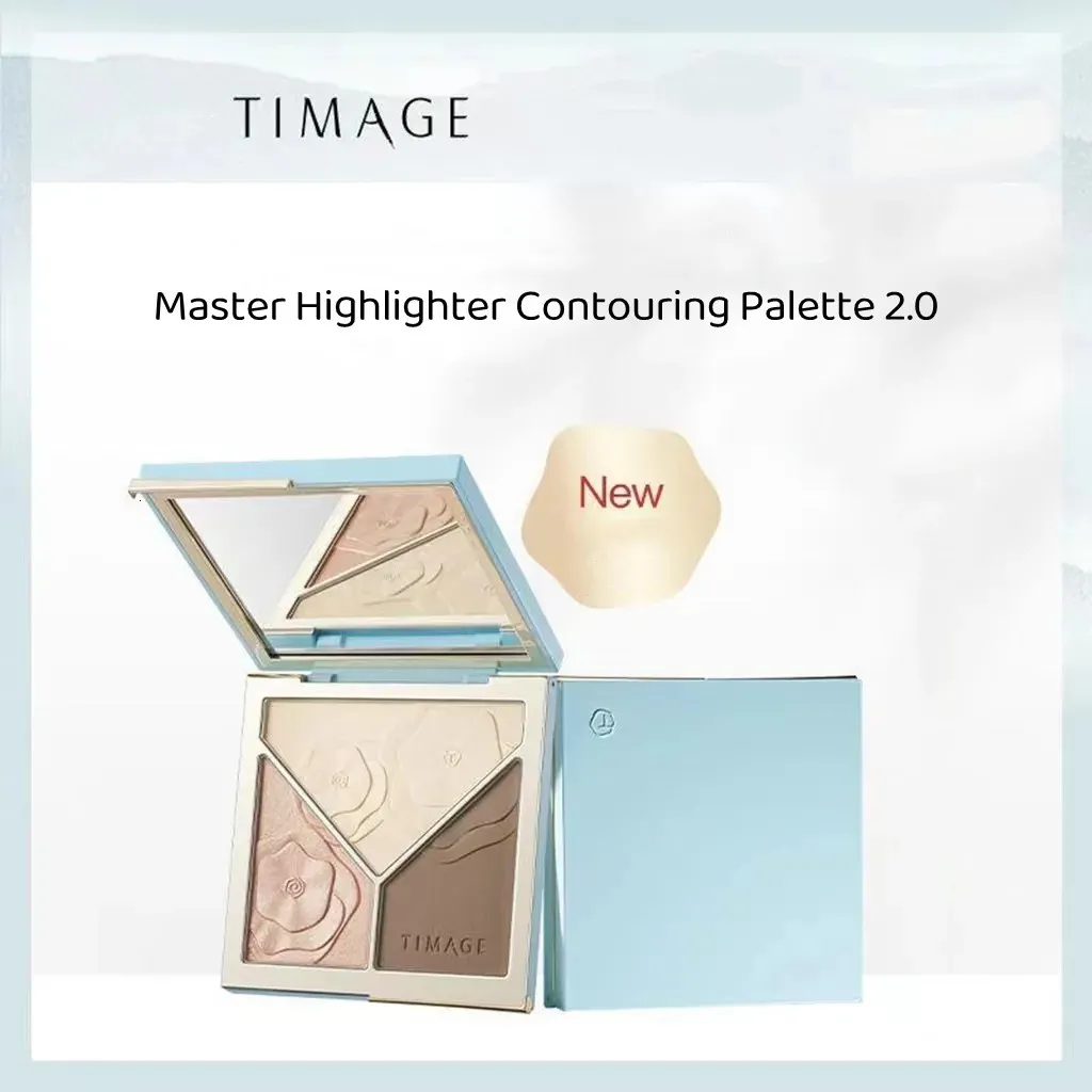 Correttore TIMAGE Master High Gloss Repairing Palette Caitang Tang Yi Ricercato personalmente ThreeColor OnePiece Matte Glitter Powder Nose 230927