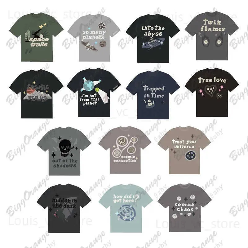 T-shirts Hommes Crâne Y2K Photographie de rue T-shirt Femme Vêtements polyvalents Internet Celebrity Anime Lovers College Haute Qualité Adolescent T230928