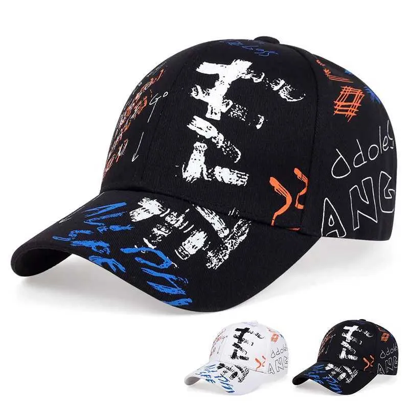 Casquette Baseball Graffiti Hip Hop Snapback Réglable Unisexe - Neuf Avec étiquettes