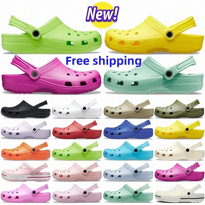 Croc Charms Clog Men Women Sandals Cross Tie Slippers Classic