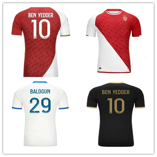 23 24 As Monaco Soccer Jerseys Kit Kit Ben Yedder Minamino Boadu Golovin 2023 Maillot de Foot Volland Embolo Flocage Jorge Disasi Fofana Football Shirt