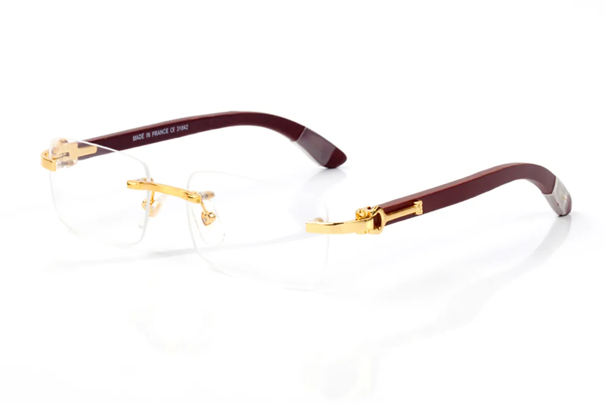Męskie okulary przeciwsłoneczne projektanci okularów przeciwsłonecznych dla kobiet antyrefleksowych spolaryzowane UV400 bezramkowe okulary przeciwsłoneczne białe szklanki rogu bawole