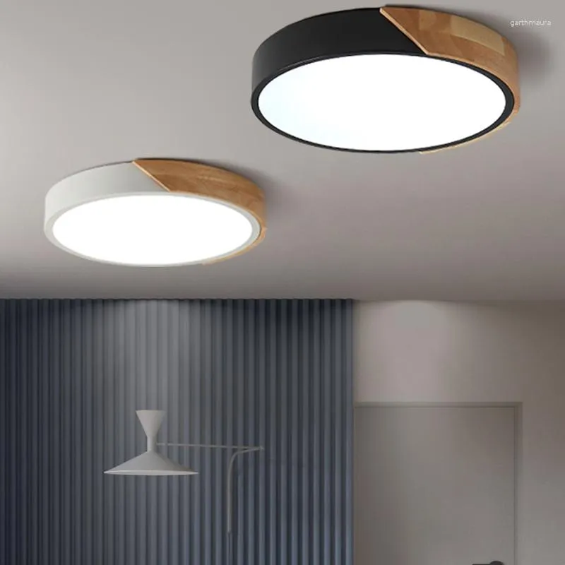 Luzes de teto Lâmpada moderna LED LED NORDIC ULTRA-FILHINO ROUNO MACARON CRIANÇAS CRIME