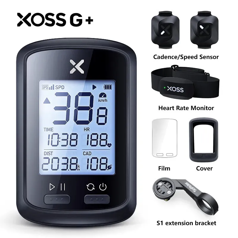 Ordinateurs de vélo XOSS G GPS ordinateur de vélo sans fil compteur de vitesse vélo de route étanche Bluetooth ANT Cadence vitesse ordinateur de vélo 230928