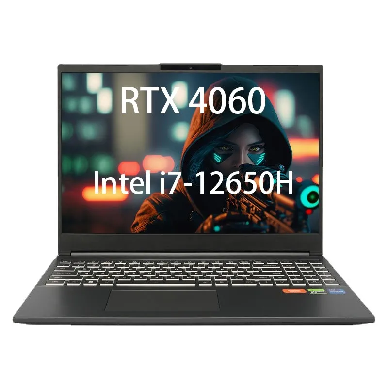 FIREBAT T6A 16 Inch Intel i7-12650H RTX 4060 DDR4 32G RAM M.2 1TB SSD 165Hz 2.5K Wifi6 BT5.1 Gaming Gamer Notebook Laptop