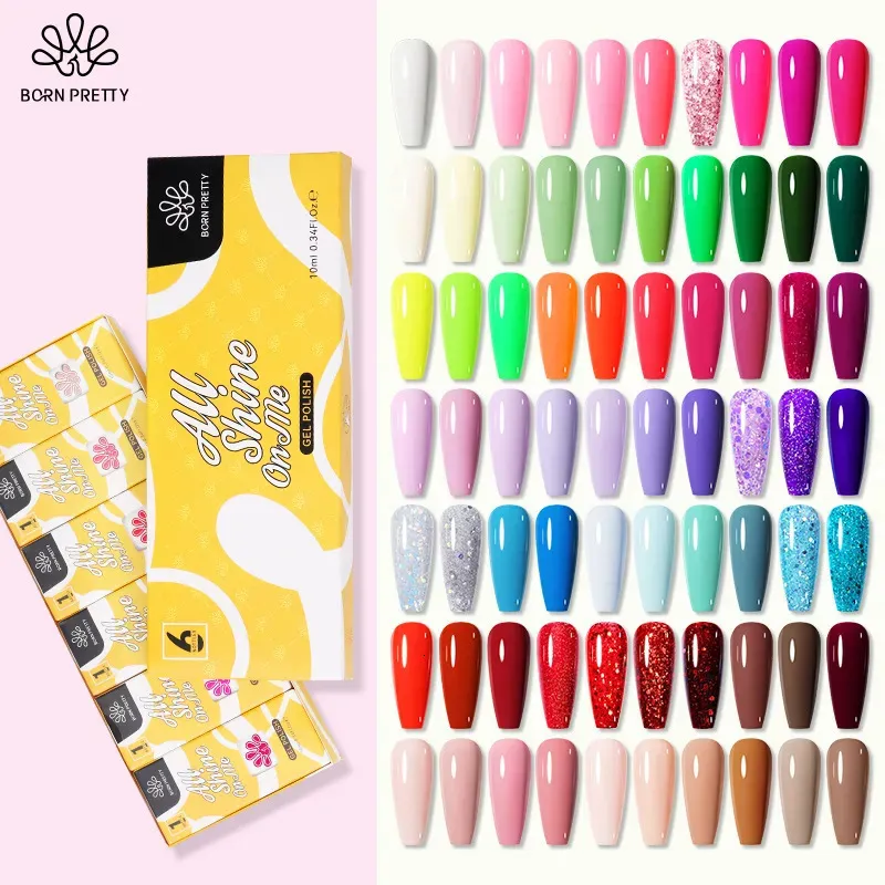 Kits de arte de uñas Kit de esmalte de gel de color desnudo 6 botellas para manicura Soak Off UV LED Lámpara Diseño 230927
