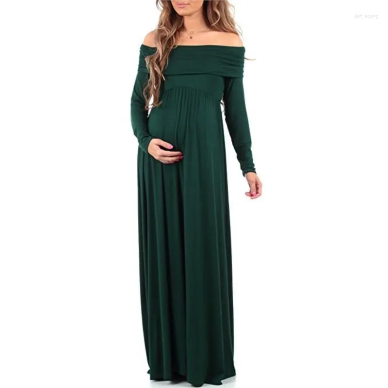 emerald green maternity dress Kate Green Silk Custom Maternity Photoshoot Gowns main image 0