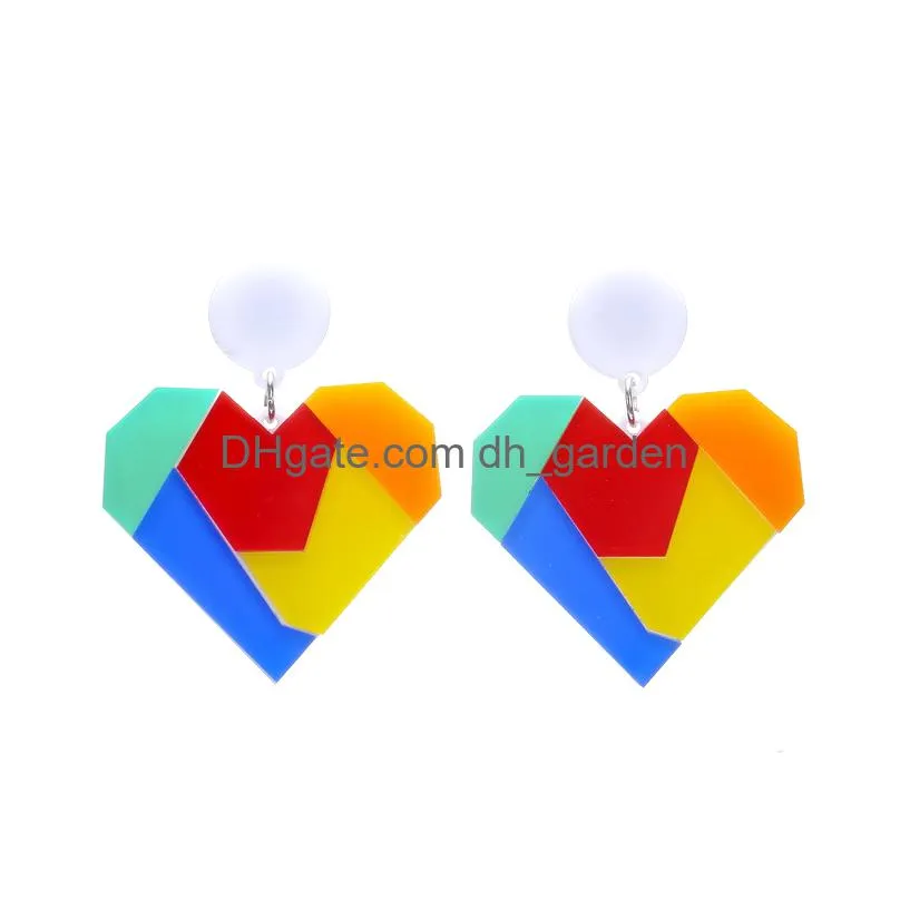 Sweet Heart Charm Stick In Tagalog Earrings For Women Fashionable
