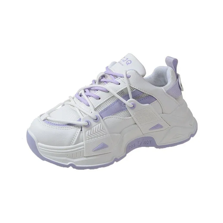 2024 Women Running Shoes White Black Treasable Fashion سميك سميك مريح مريح المشي كلاسيك مدربين رياضيين