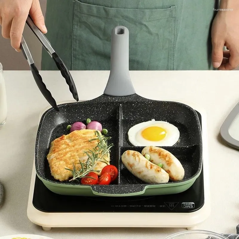 Poêles Oeuf Jambon Steak Durable Poêle Antiadhésive Petit Déjeuner Gaz Cuisinière À Induction Casserole Panelas Cuisson Maison Ustensiles De Cuisine Ustensiles De Cuisine