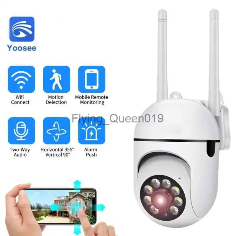 Lente CCTV Ai Human Detect Wifi Câmera de Vigilância por Vídeo Externa Yoosee App Câmera de Vigilância Sem Fio Câmera IP de Segurança Doméstica 1080p Hd YQ230928