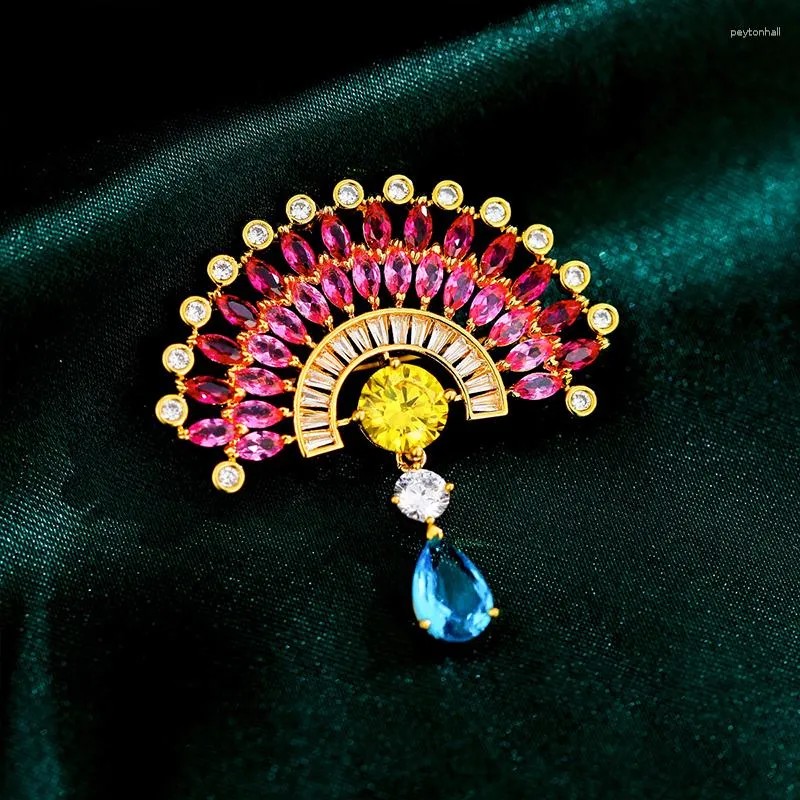 Colorful brooches best sale
