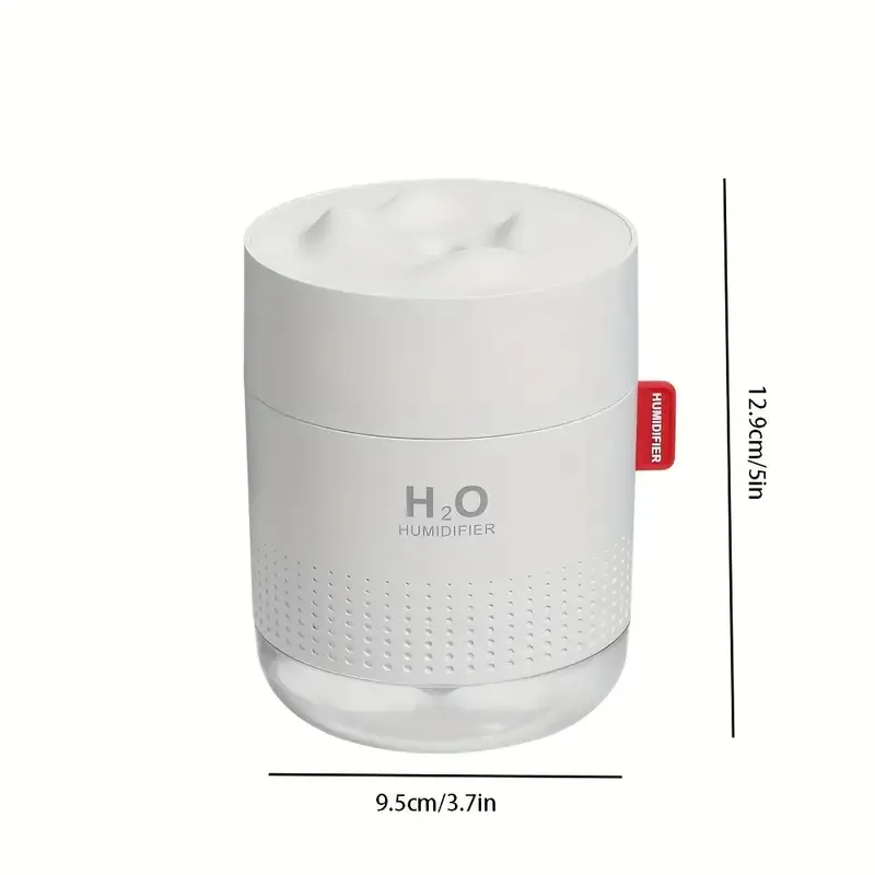 Humidificateur de plantes , Humidificateur portable silencieux , Humidificateur  d'air silencieux de 500 ml avec deux Adju