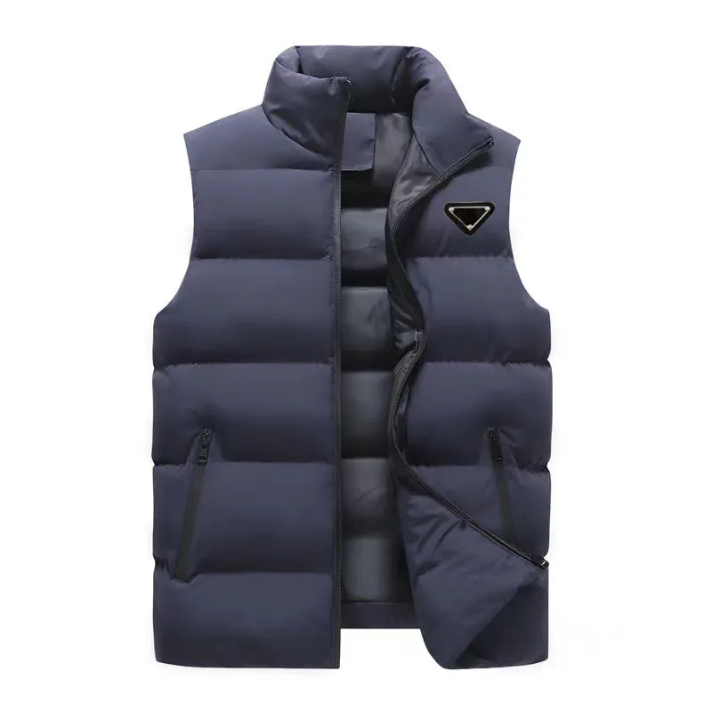 Designer Puffer Vest Hommes Gilet Bodywarmer Veste Femme Hiver Down Gilets Unisexe Couple Sans Manches En Plein Air Chaud Épais Luxe Femmes Fermeture À Glissière Vêtements D'extérieur