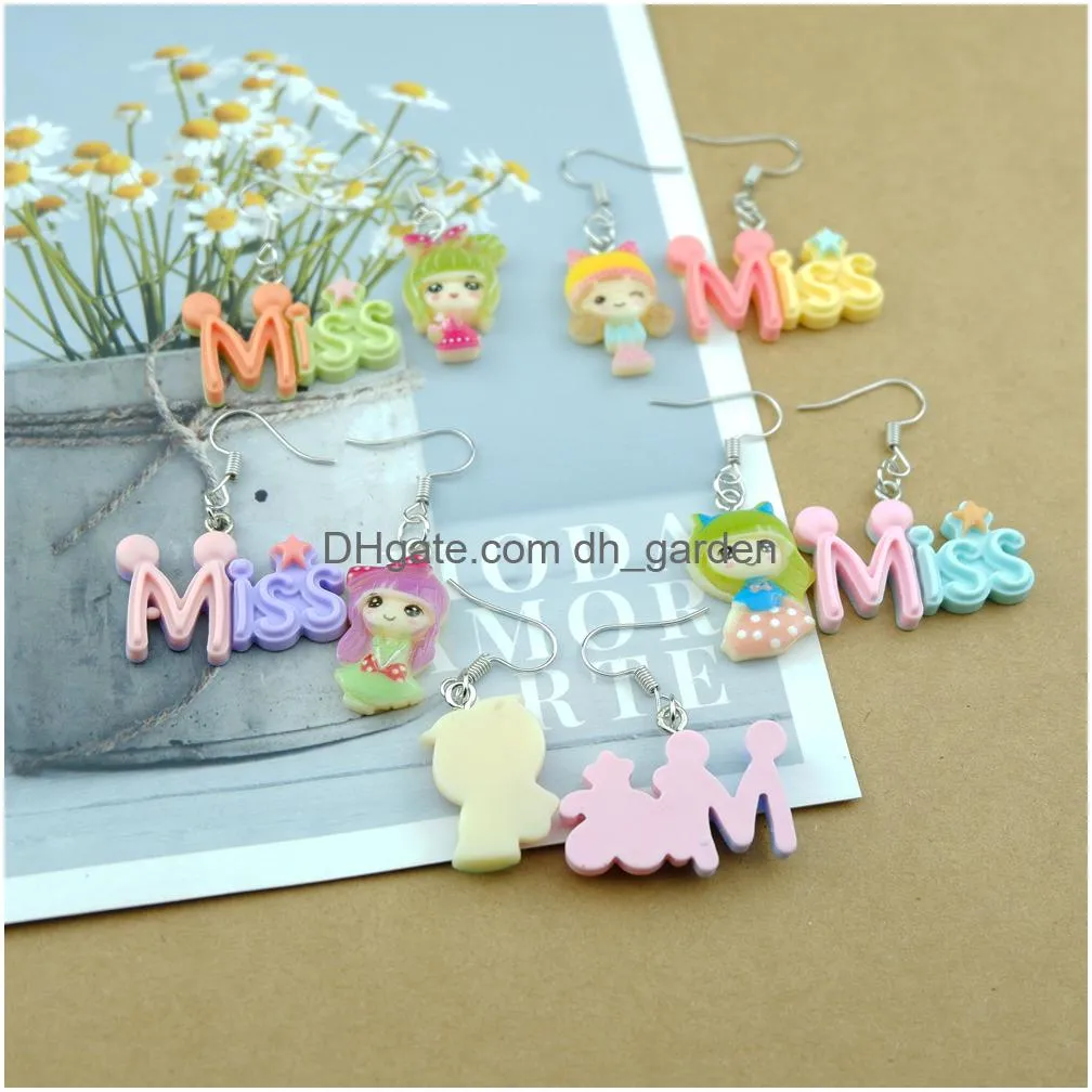 Stick Kawaii Miss Princess Oorbellen Kostuum Trendy Stijl Vrouw Meisje Sieraden Drop Levering Smte6