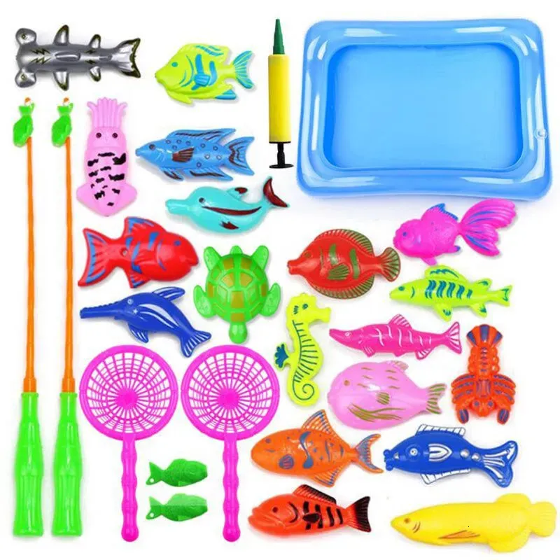 Magnetic Fish Baseing Toys Set For Kids 30/With Plastic Rods For