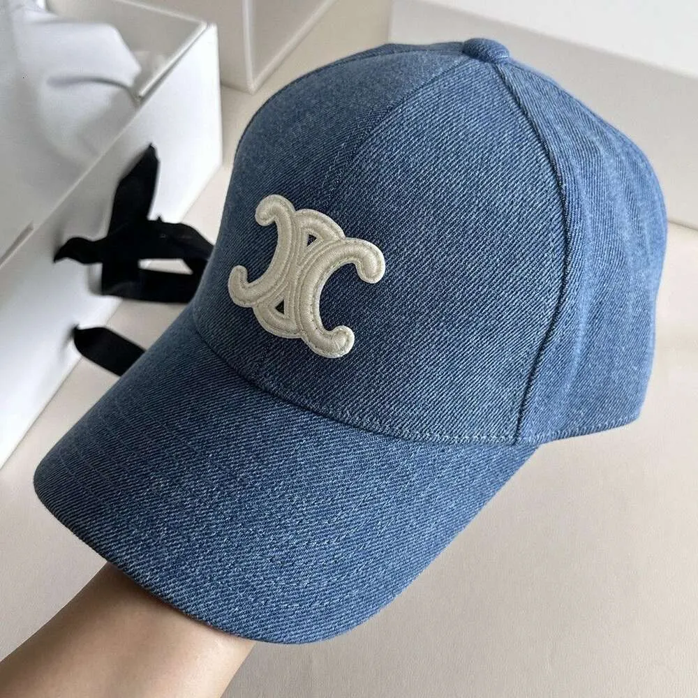 C hat Baseball Caps Designer Hats denim baseball cap simple casual cap women men's sunshade hat red Celi hat 9MNT