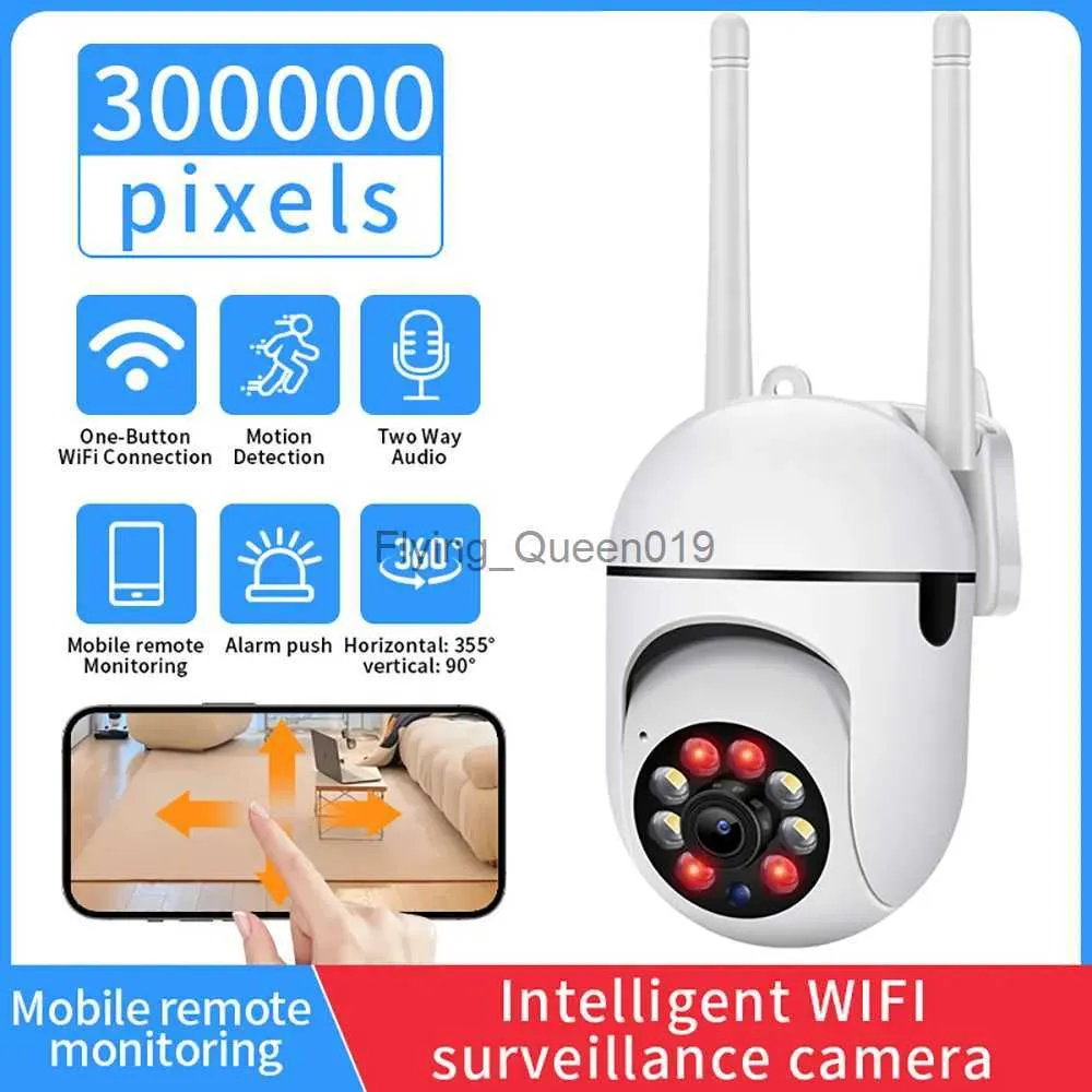 CCTV Lens 300.000 Pixels Wifi Camera Monitor Beveiliging Binnen Baby Huisdier Monitor Audio Video Mini Camera Surveillance Nachtzicht YQ230928