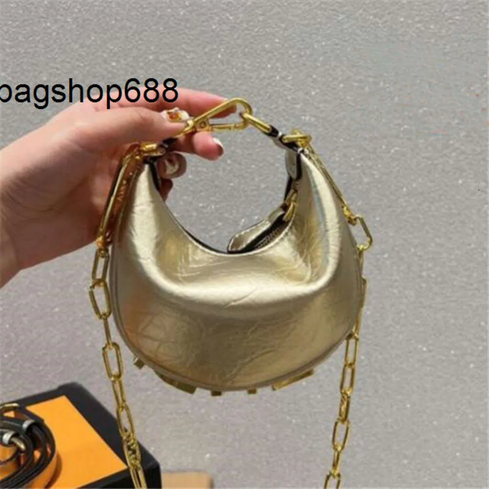 Hobo Designer-Handgelenktasche, Halbmond-Reißverschluss, Vintage-Boden, goldener Metallbuchstabe, Luxus-Umhängetasche, hochwertige Damen-Clutch