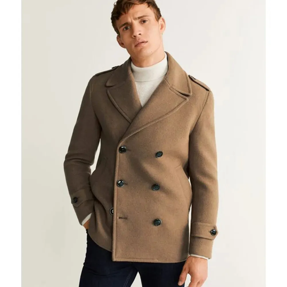 Men's Wool Blends Man Jackets Woolen Coat Suit Jacket Elegant Fashion Slim Design Casual Comfortable Costumes Blazers Top 230928