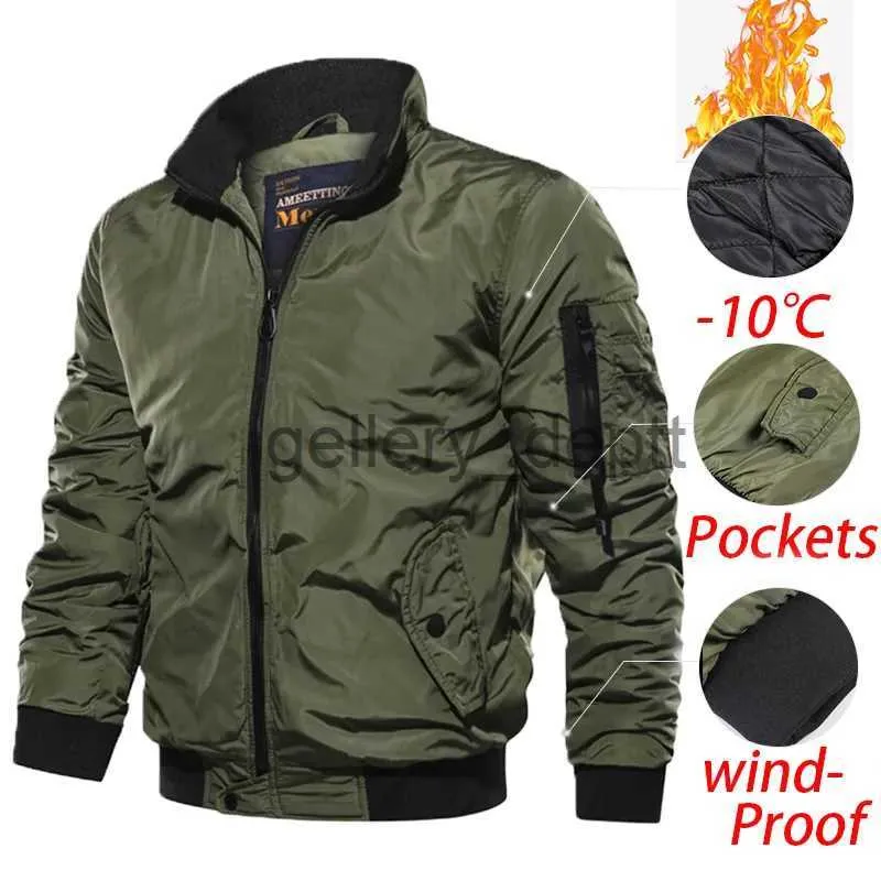 Vestes pour hommes 2023 Nouveaux hommes militaires Jackes manteau hommes automne hiver Bomber vestes hommes décontracté en plein air coupe-vent armée veste mâle 5XL grande taille J230928