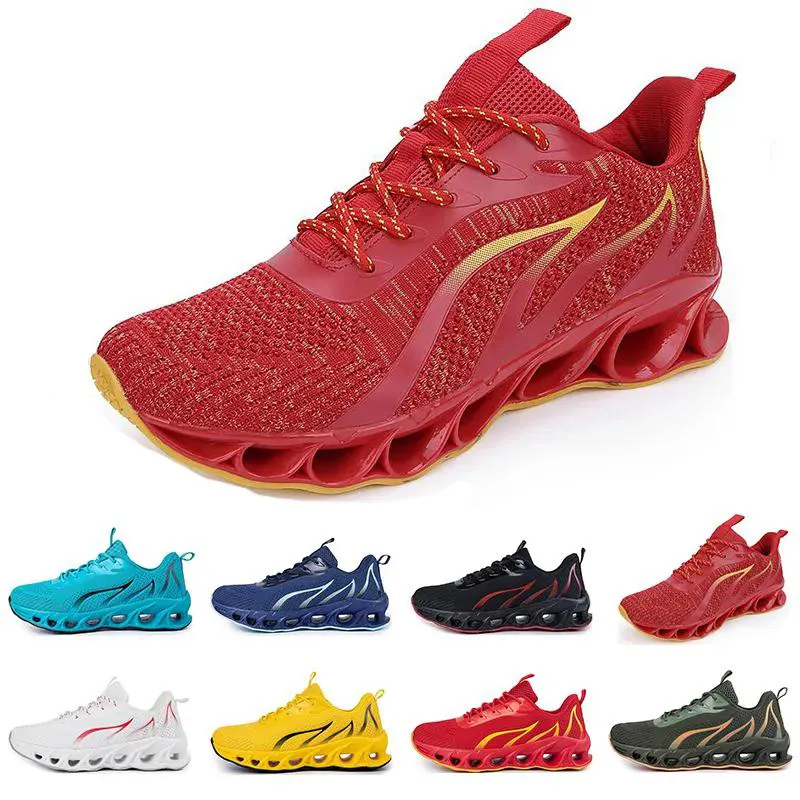 Vuxna män och kvinnor löparskor med olika färger på tränaresportsneakers femtio-nio