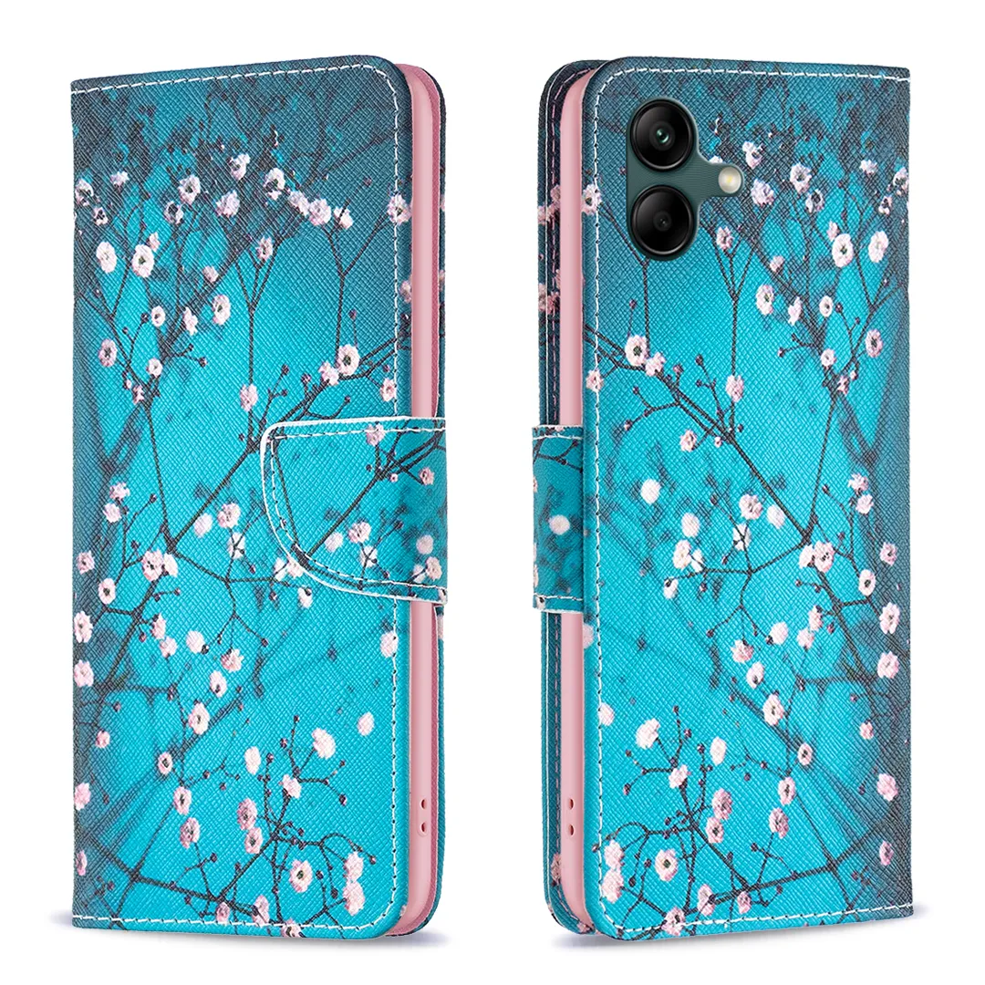 Xiaomi 13 12t Poco F5 C55 Redmi Note 13 12 K60 A2 Plus Civi3 Pro 4G 5G Wallet Leather Flower Phone Case Capaのパターンケース