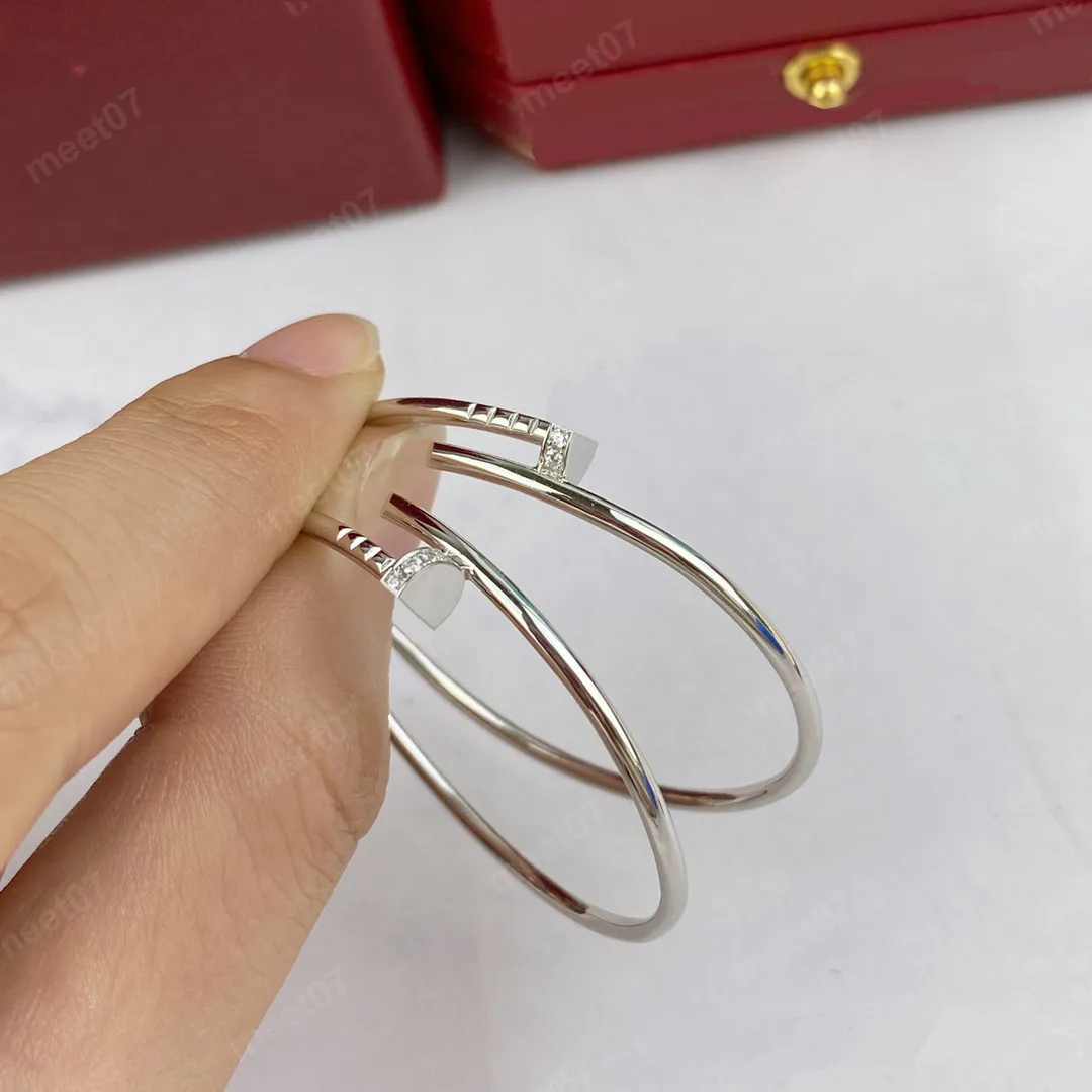 Mini White Diamond Hoops Earrings For Girls