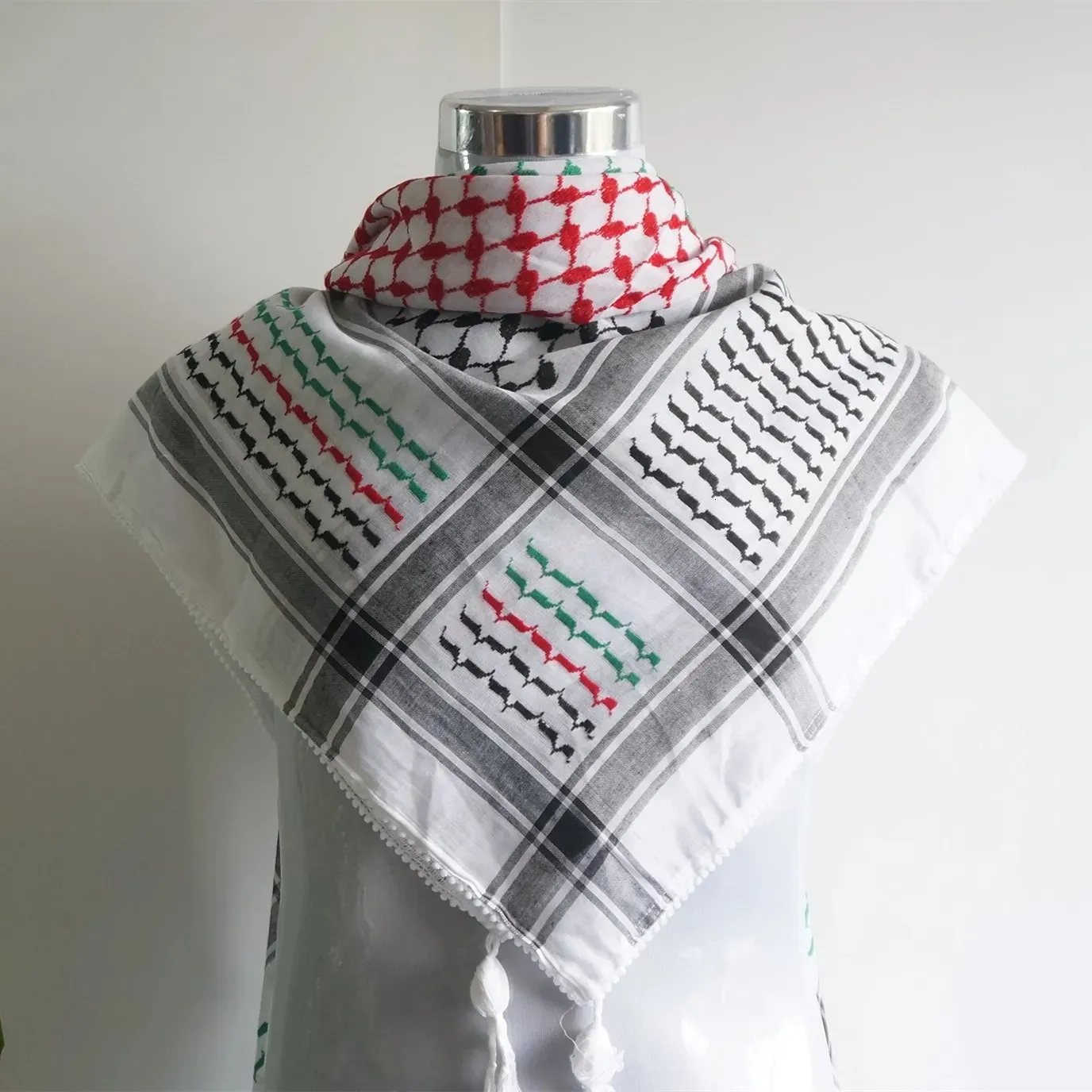 Foulards 125cm coloré plaid musulman hijab tactique désert arabe hommes femmes hiver vent militaire coupe-vent randonnée écharpe 230927