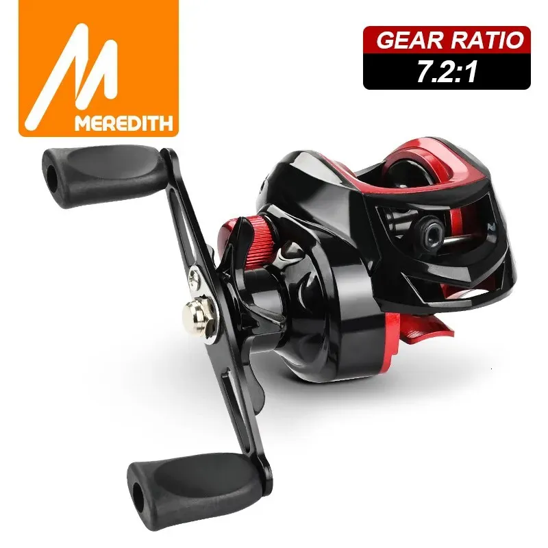 Mulinelli da pesca a mosca2 Mulinello da pesca MEREDITH serie CR professionale ultraleggero 7.2.1 rapporto di trasmissione ruota per baitcasting alla carpa mulinello da pesca alla carpa 230927