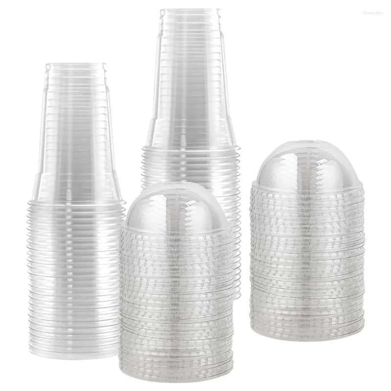 Disposable Cups Straws 50 Pcs Drink Accessory Cup Portable Clear Transparent Plastic Juice Pp Travel Lemonade