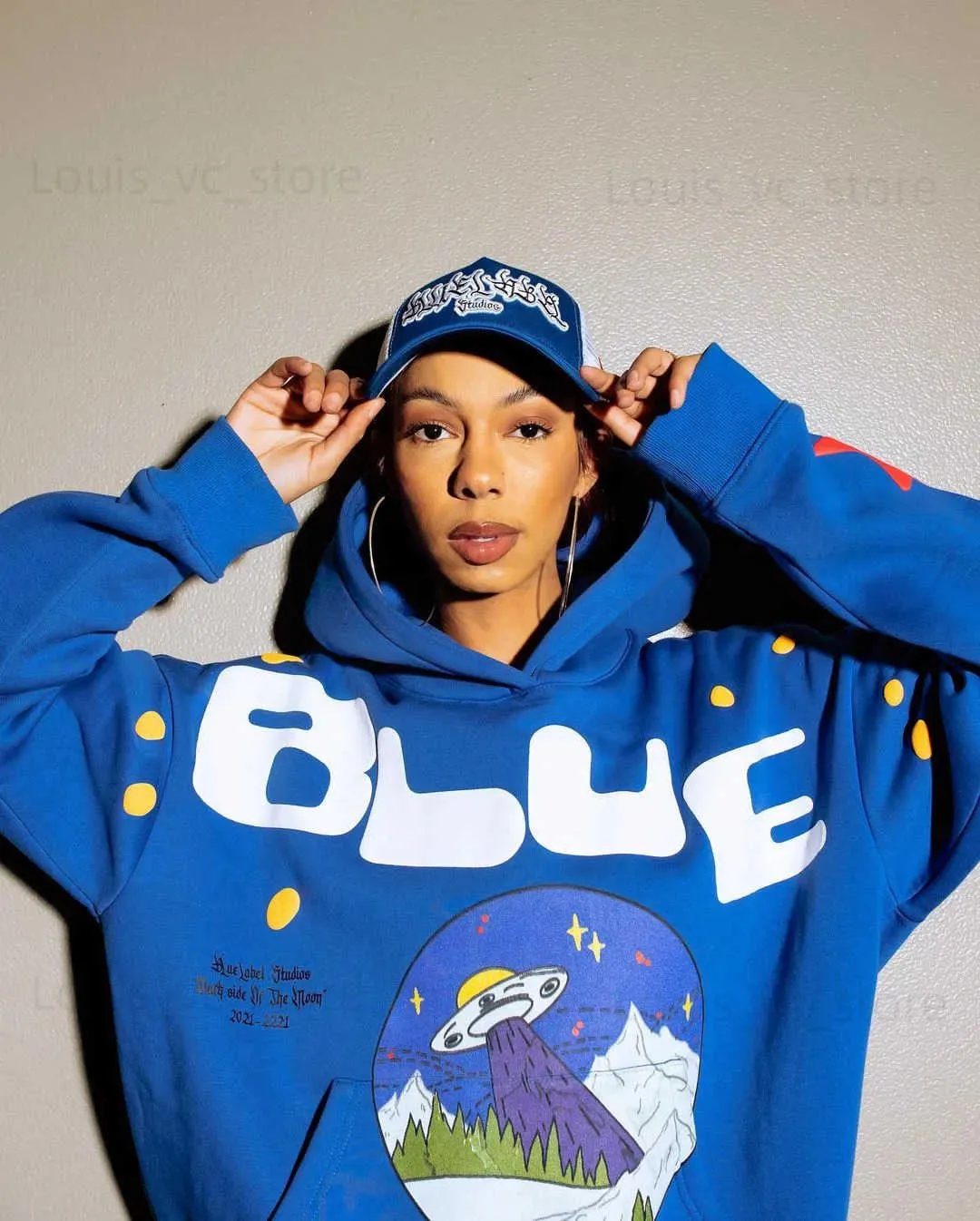 Letter print on sale hoodie