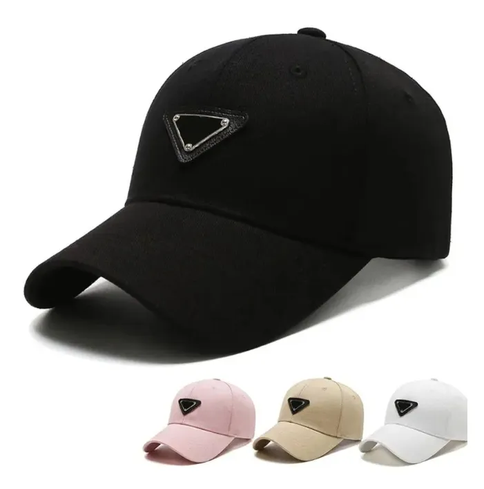 Casquette de Baseball de styliste pour hommes, 100% coton, réglable avec lettres en métal noir, chapeaux de Cowboy pour hommes et femmes, bérets d'été