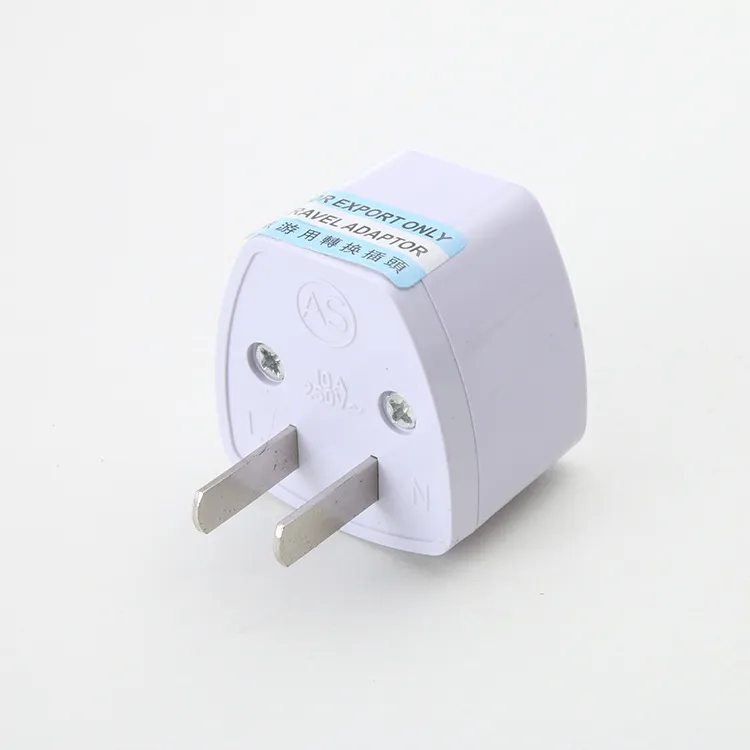 High Quality Travel  AC Electrical Power UK/AU/EU To US Plug Adapter Converter USA Universal Power Plug Adaptador ConnectorWhite