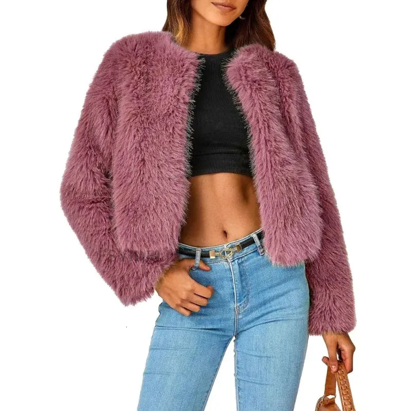 Fuzzy short cheap jacket
