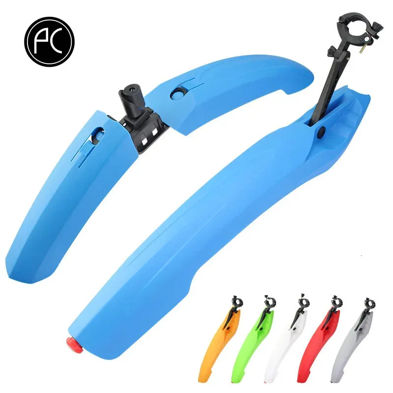 Bike Fender Pcycling Bcycle Motgaard Przód/tylne szybkie wydawanie błotników Rower Rower Fender W skrzydłach Strażnik Mudło Części z tylnym światłem LED 230928