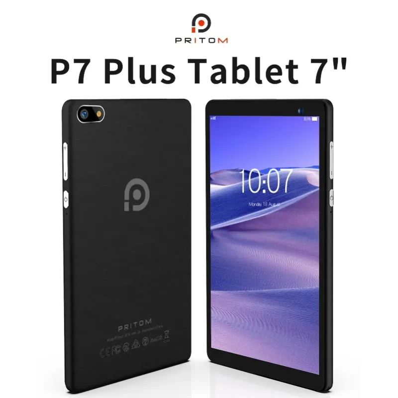 PRITOM 7 Inch Android 11 Tablet PC, 32GB Quad Core Processor