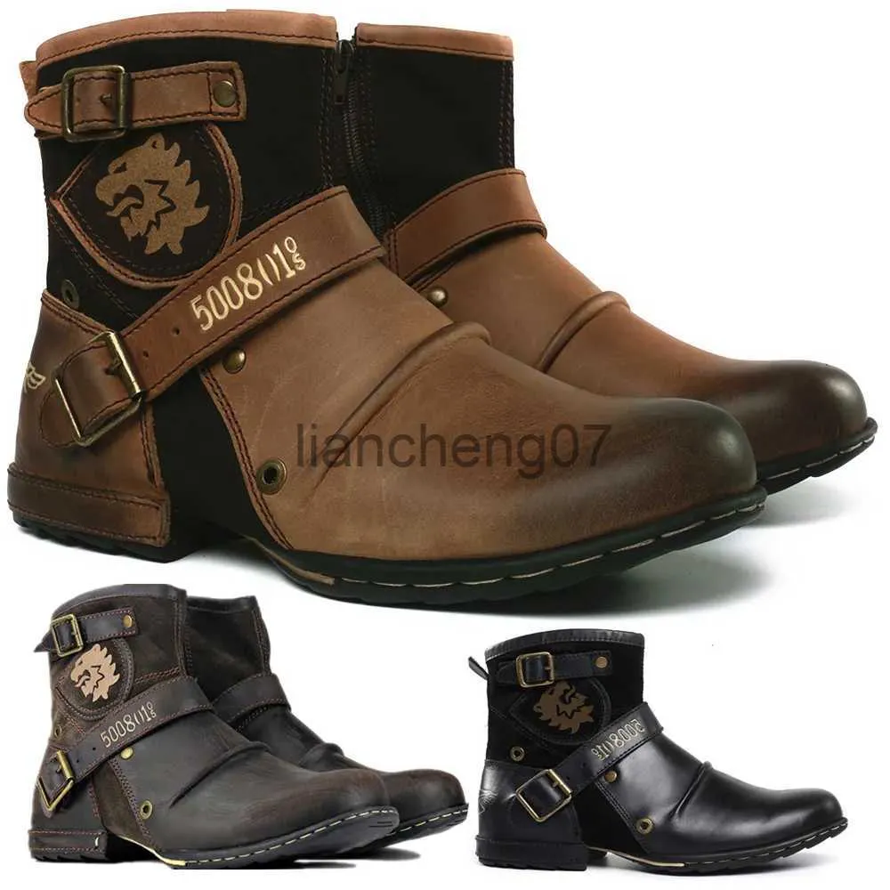 Cowboy style motorcycle outlet boots
