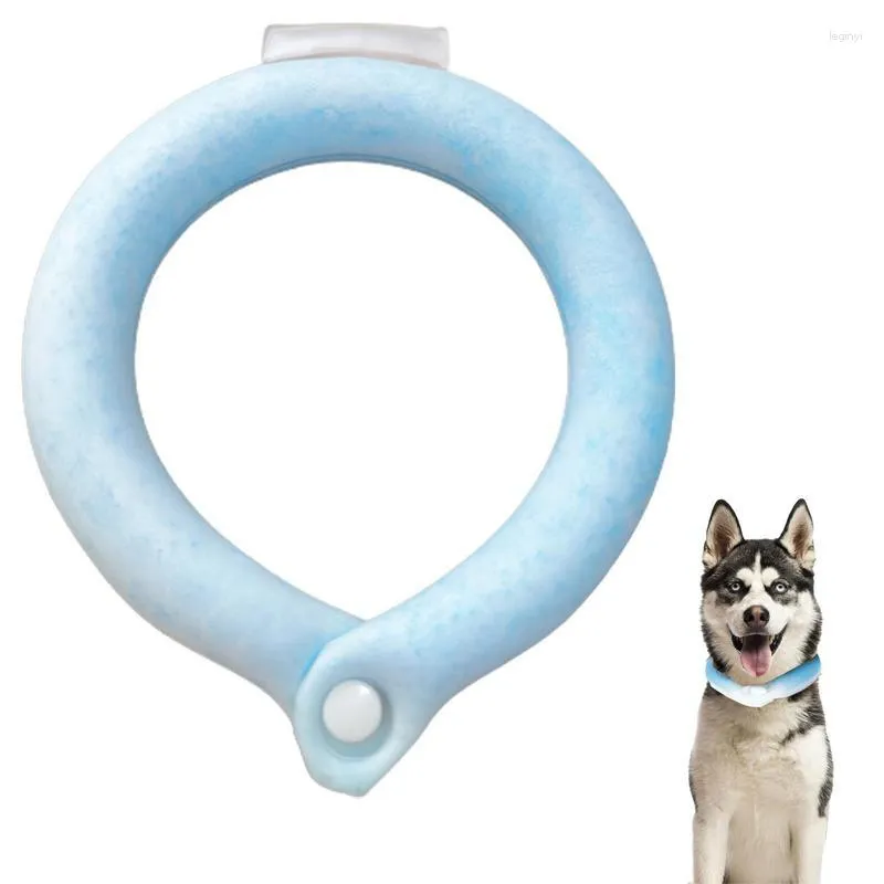 Coleiras para cães Coleira de resfriamento para animais de estimação Cool Neck Wrap para animais de estimação Cooler Gatos Cães Verão Faixa de gelo Calor