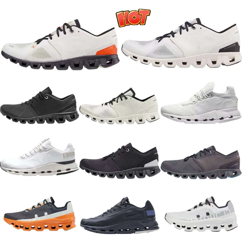 Trainers Cloud Running Shoes Mens Designer On Cloud Form Nova White Pearl X 3 5 Cloudmonster Monster Runner Surfer Workout Cross Mens Women mesh Sports Sneakers