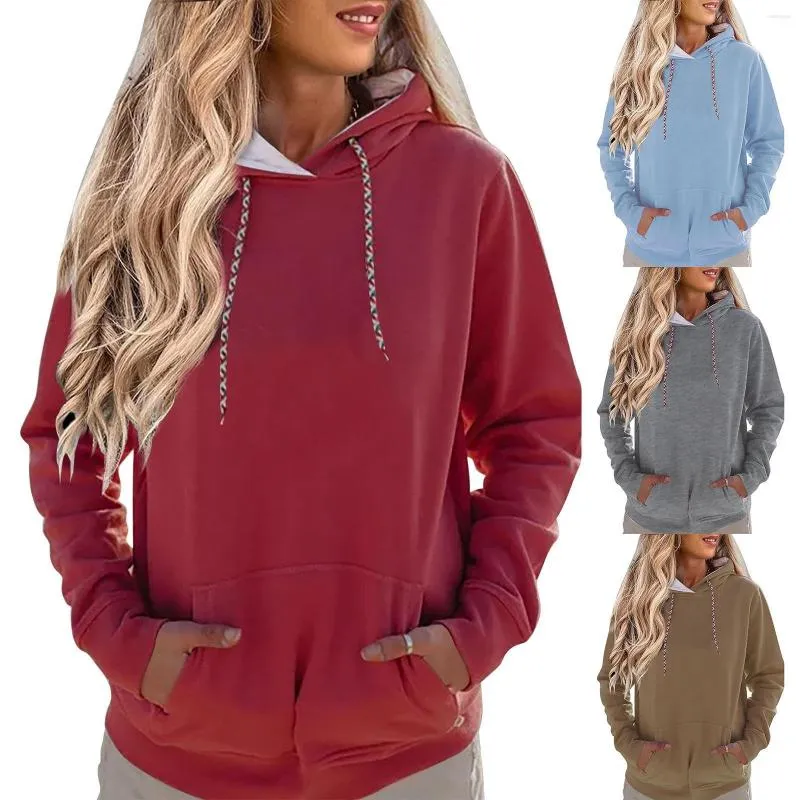 Damen-Kapuzenpullover, übergroße Sweatshirts, Pullover, Fleece-Pullover, langärmelig, mit Taschen, Winter- und Herbst-Outfits, mit Reißverschluss