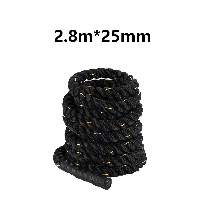 Cordes À Sauter 3 M * 25 Mm Corde À Sauter Lourde Exercice Dentraînement  Corde De Combat Entraînement De Puissance Équipement De Gymnastique À  Domicile Bataille Équipement Dentraînement Musculaire 230928 Du 30,5 €