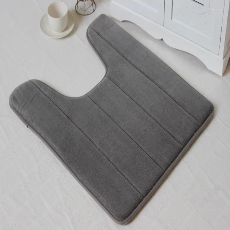DHgate.com:Memory Foam Bath Mat, U-shaped Toilet Mat, Soft Bathroom Rug ...