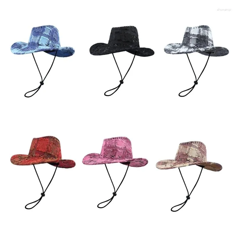 Berets Multipurpose Sweet Cool Cowboy Hat Head Cap Household Supplies For Outdoor Traveling Hiking Camping House