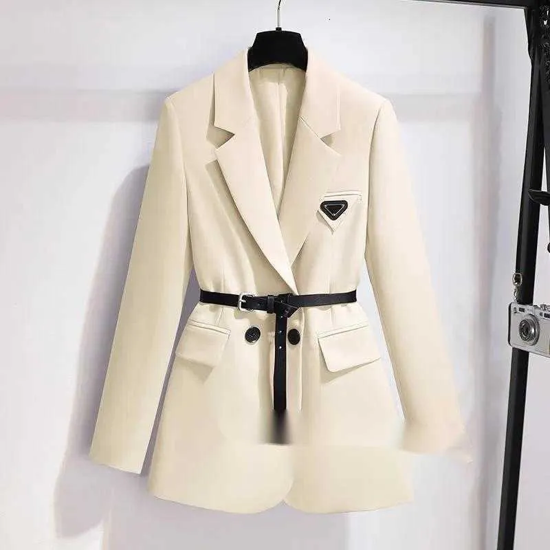 Costumes pour femmes Blazers Top Designer Marque Vêtements Dîner Dre Costume Professionnel Blazer Mode Premium Plus Taille Manteau Veste Ceinture Gratuite T1UC