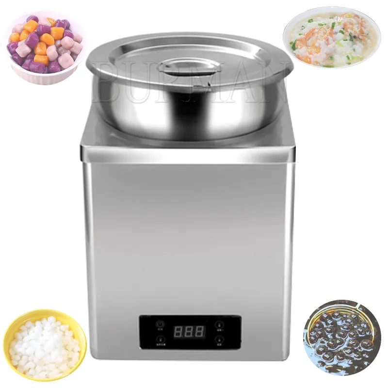 Pearl Warmer Tapioca Machine Boba Isolation Pot For Milk Tea Shop Rostfritt stål Mat varmare Pearl Cooker