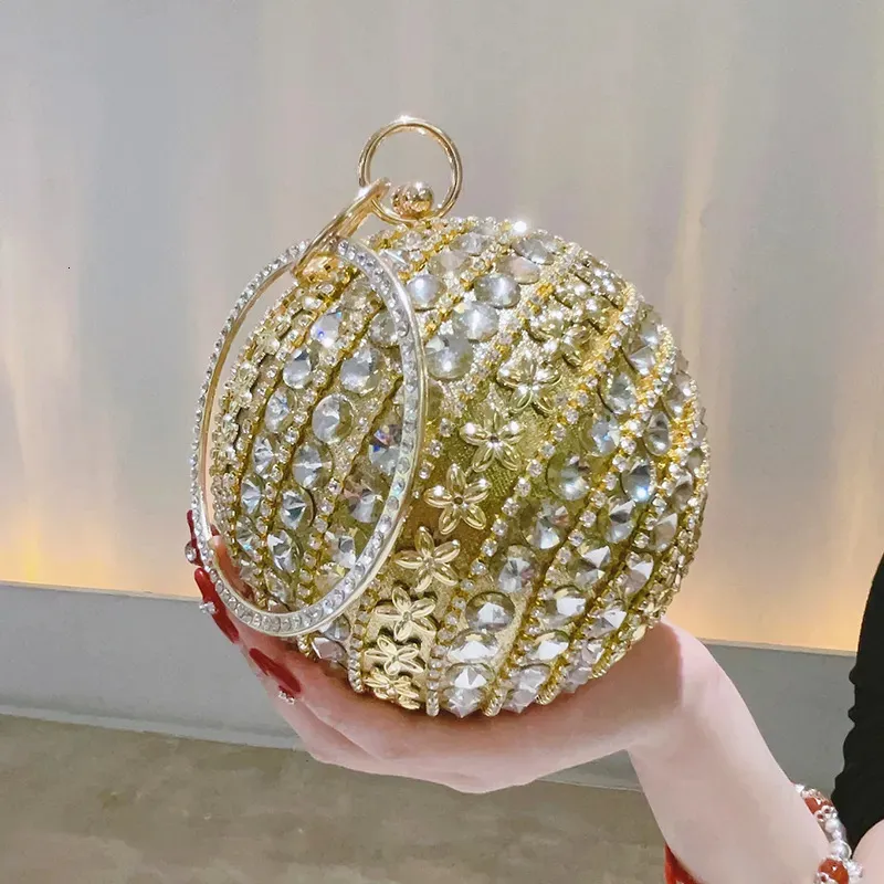 Colorful Pearl Sequin Flower Round Ball Handbags For Women Wedding Party  Dress Clutches Evening Bags Fashion Small Purse Clutch - AliExpress