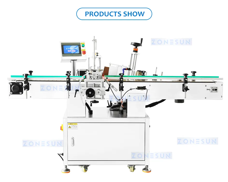 Automatic Labeling Machine For Tapered Bottles ... From Zonesunplus ...