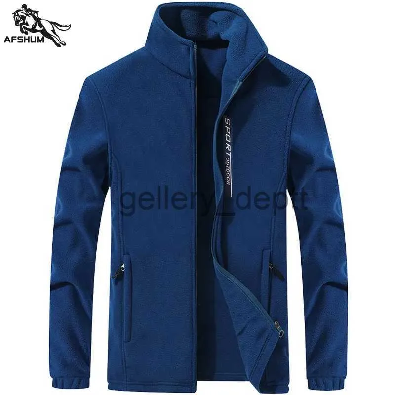 Giacche da uomo Giacca da donna da uomo Primavera Autunno Nuove giacche da uomo giacca a vento Stampa elastica Top coat Cappotti casual da uomo in pile polare9116 J230928