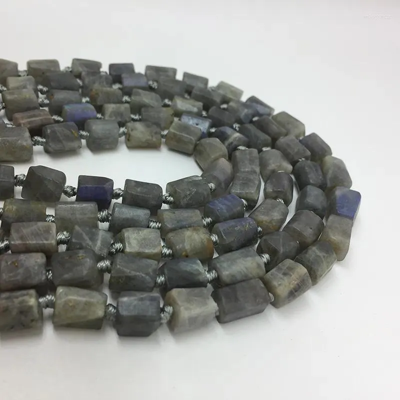 Loose Gemstones 6-8x8-10mm Natural Gem Labradorite Stone Beads Gemstone Jewelry Making Bracelet Necklace DIY Luck Health Gift Girlfriend